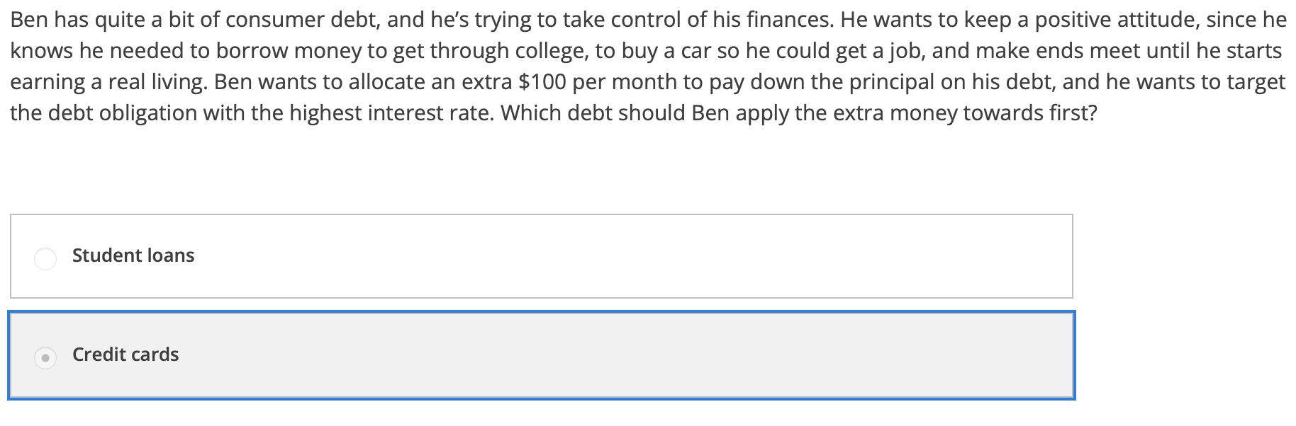 What step should Colin take next to establish credit? | Chegg.com