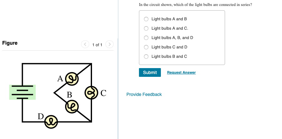 Solved In the circuit shown, which of the light bulbs are | Chegg.com