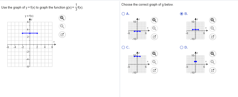 Solved Use the graph of y -fx) to graph the function g(x) | Chegg.com