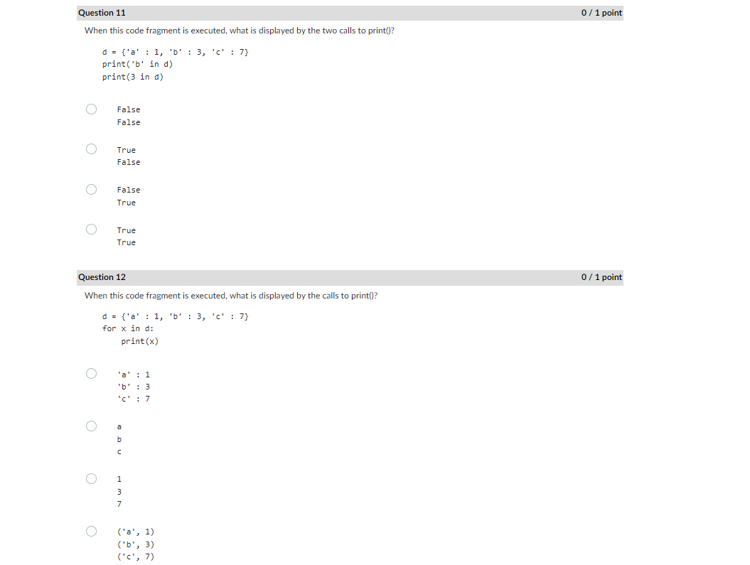 Solved When this code fragment is executed, what is | Chegg.com