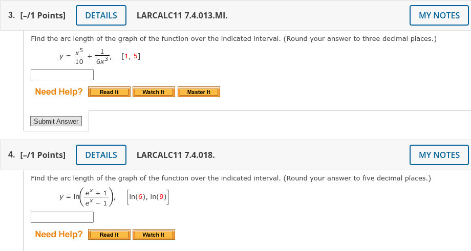 Solved y=10x5+6x31,[1,5] arc length of the graph of the fun | Chegg.com