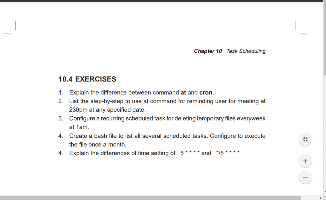 Solved Chapter 10 Task Scheduling 10.4 EXERCISES 1. Explain | Chegg.com