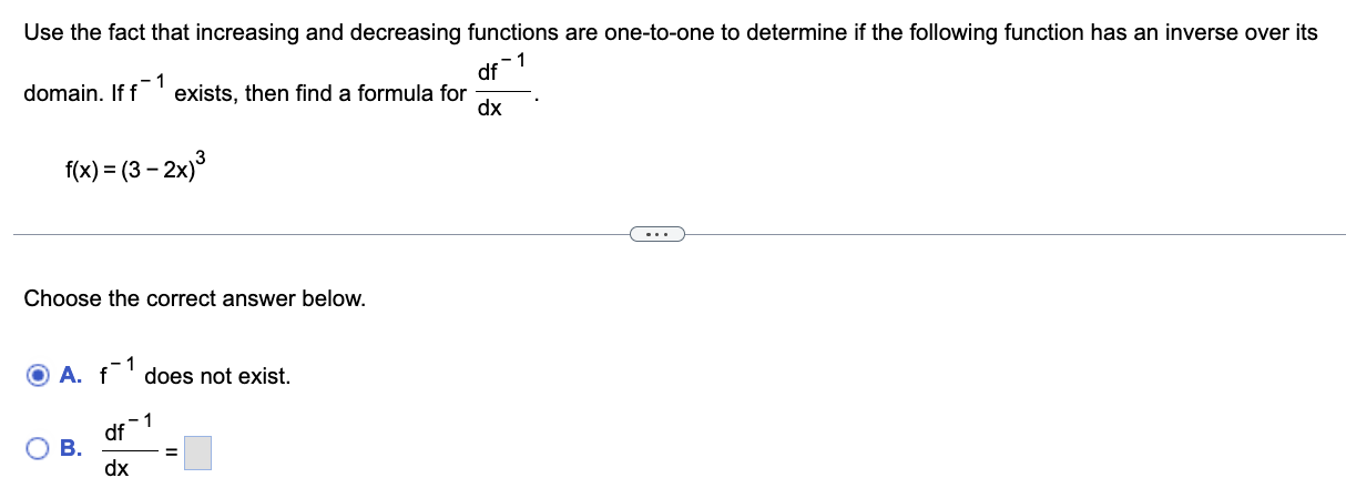 Solved Use the fact that increasing and decreasing functions | Chegg.com image.