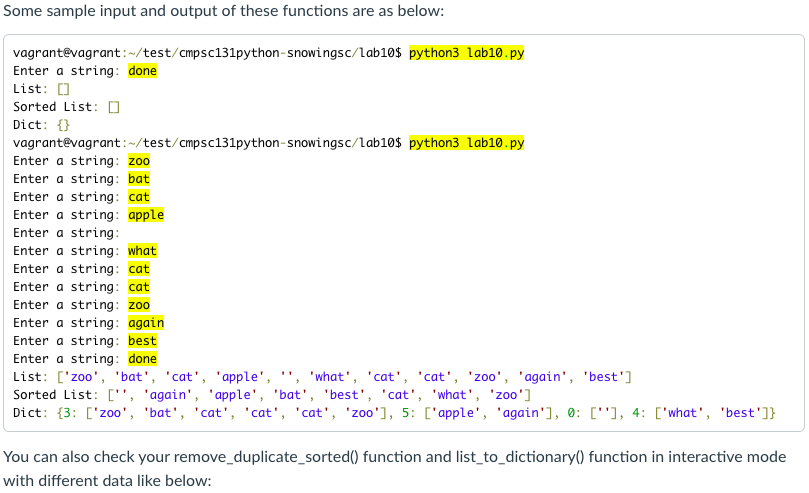 Solved You are to implement three functions in this lab, | Chegg.com