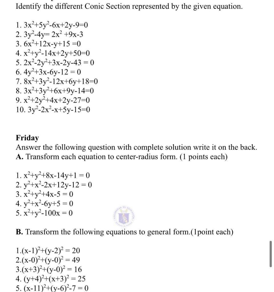 solved-identify-the-different-conic-section-represented-by-chegg