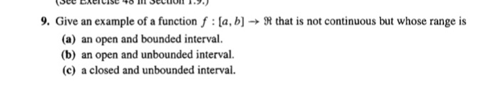 Solved Give an example of a function f: [a, b] rightarrow R | Chegg.com
