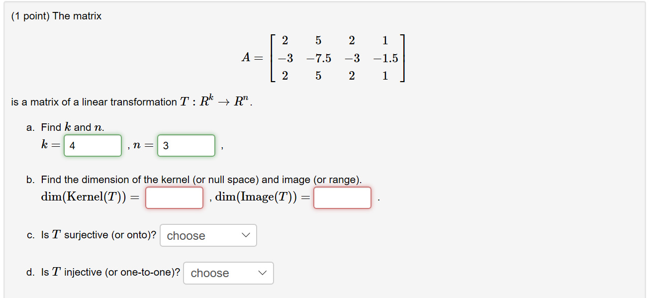 Solved 4 Quizzes Help For Linear Algebra ASAP. Please, I