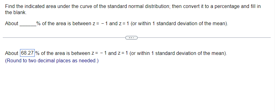 Solved Find the indicated area under the curve of the | Chegg.com