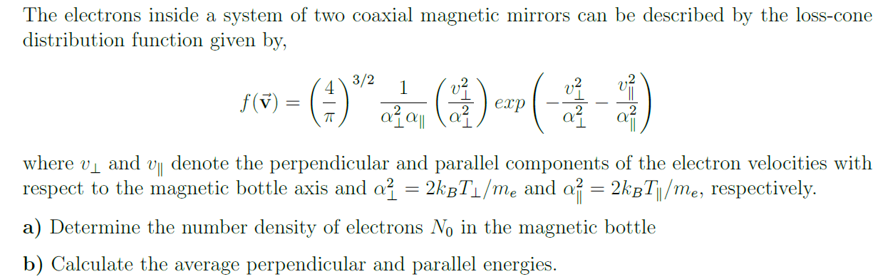 Solved The electrons inside a system of two coaxial magnetic | Chegg.com