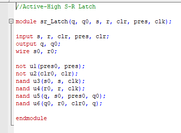 Solved 1 Write A Gate Level Description Of An Active Hig Chegg Com