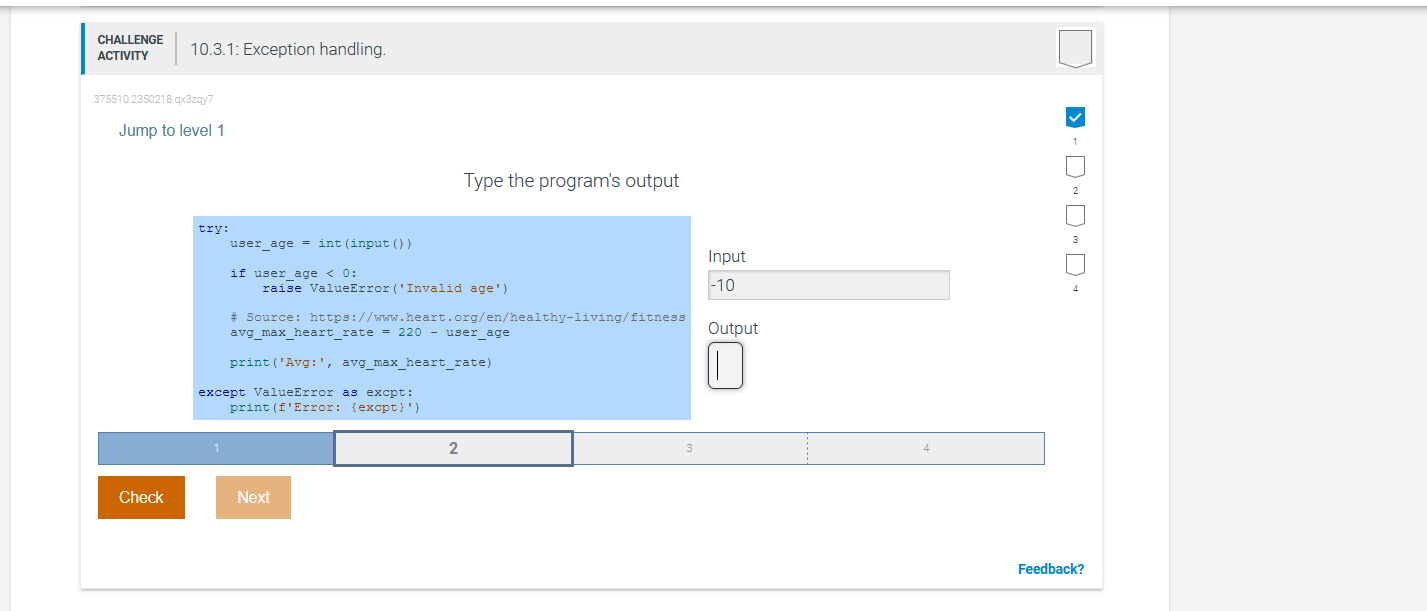 Solved CHALLENGE ACTIVITY 375510.2350218.qx3zqy7 Jump To | Chegg.com