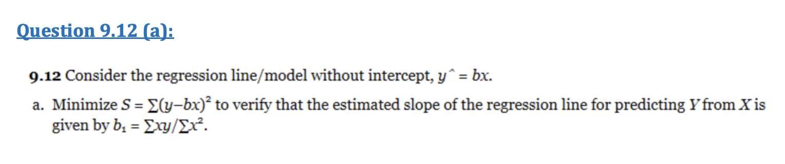 regression loss can't decrease · issue #662 ·... Solved Question 9.12 (a): 9.12 Consider the regression | Chegg.com