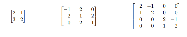 Solved 5. Calculate the LU decomposition of each of the | Chegg.com