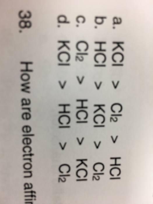 Solved 37. List The Following Compounds In Decreasing | Chegg.com