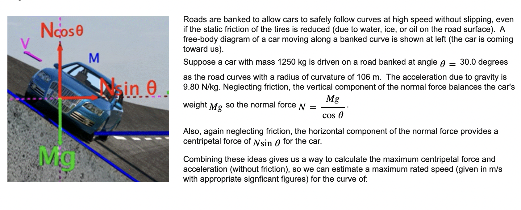 Solved 1147. The rated speed of a highway curve of 200-ft