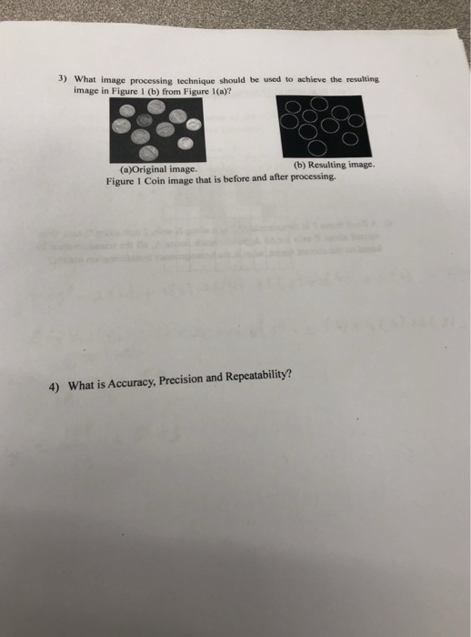 Solved 3) What image processing technique should be used to | Chegg.com