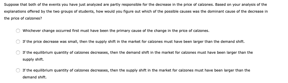 Solved 12. Another supply and demand puzzle The market price