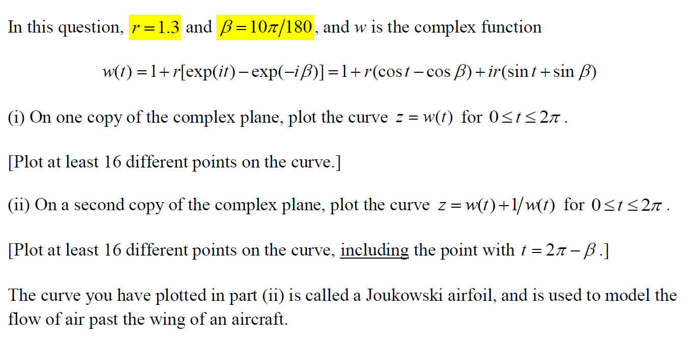 Solved In This Question R 1 3 And B 107 180 And W Is Th Chegg Com