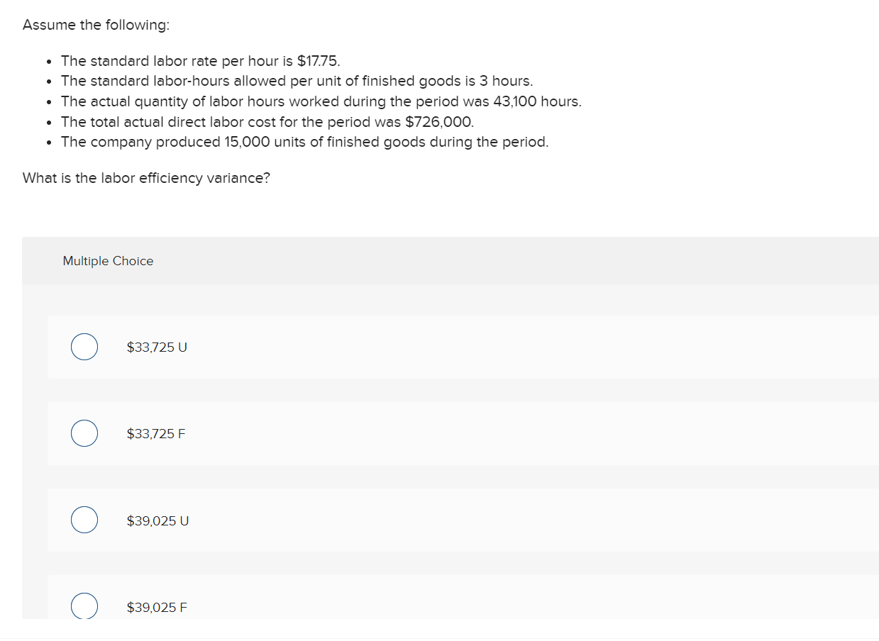 solved-assume-the-following-the-standard-labor-rate-per-chegg