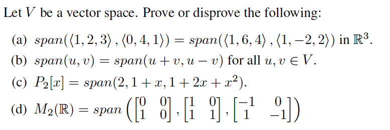 Solved This is for a linear algebra course. Please be | Chegg.com