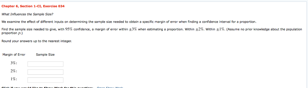 Solved Chapter 6 Section 1 CI Exercise 034 What Influences Chegg