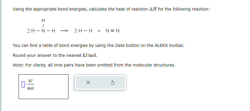 Solved Using The Appropriate Bond Energies Calculate The