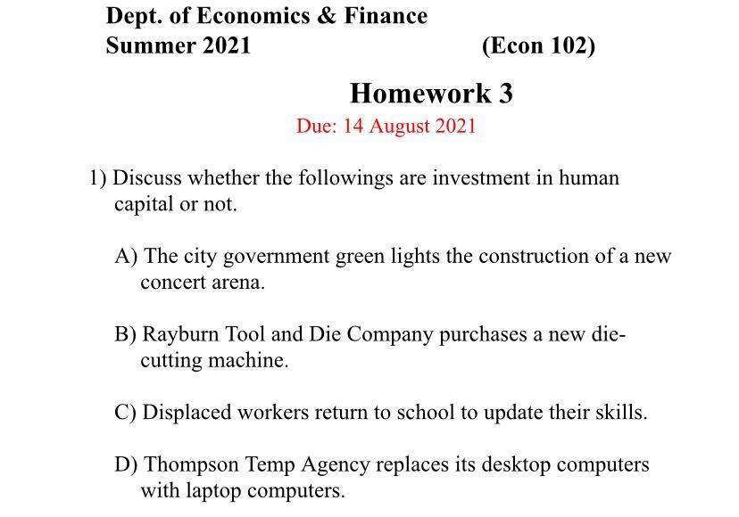 econ 102 homework 3