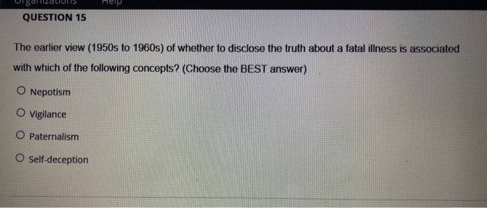 Solved QUESTION 11 Sharing information about a patient to | Chegg.com