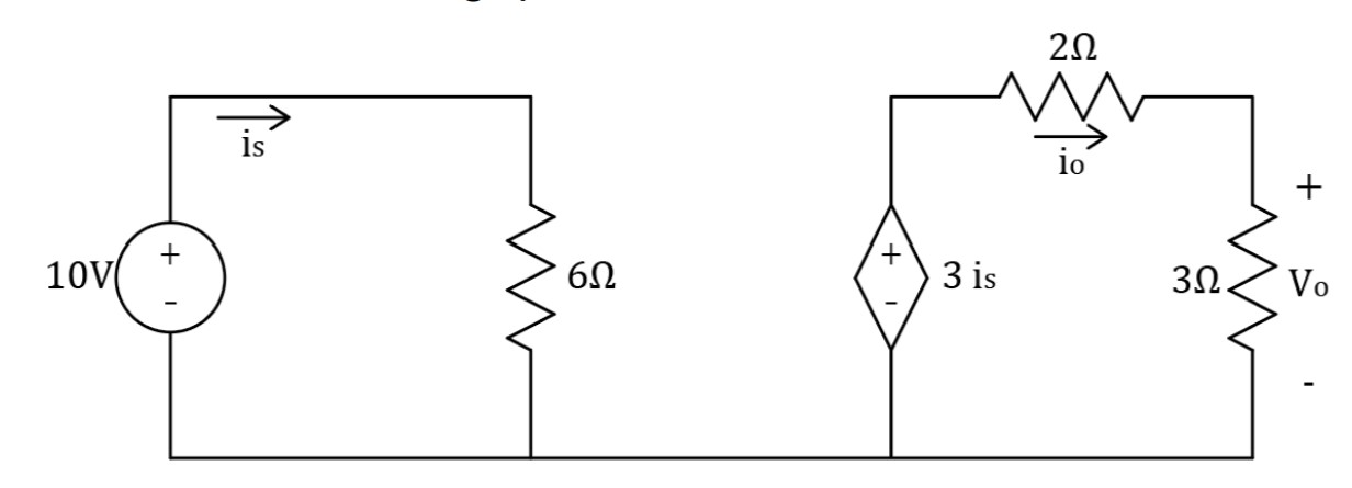 Solved For the circuit shown below: a) Find the value of | Chegg.com