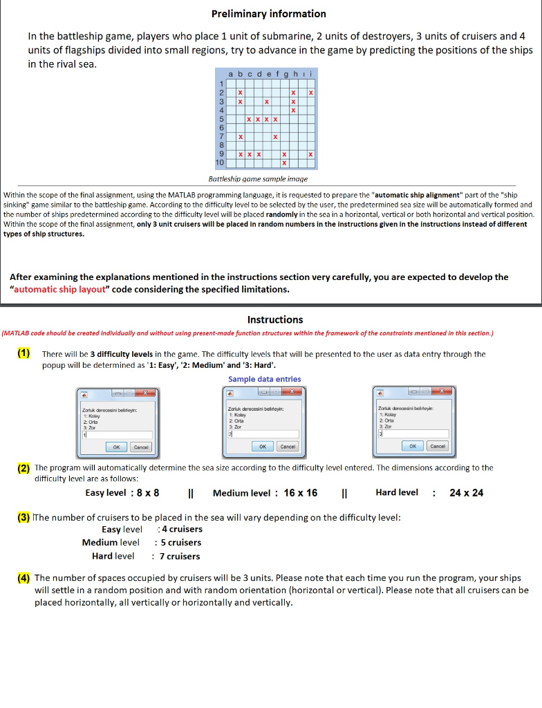 Preliminary Information In The Battleship Game Chegg Com   Php21XWNj 