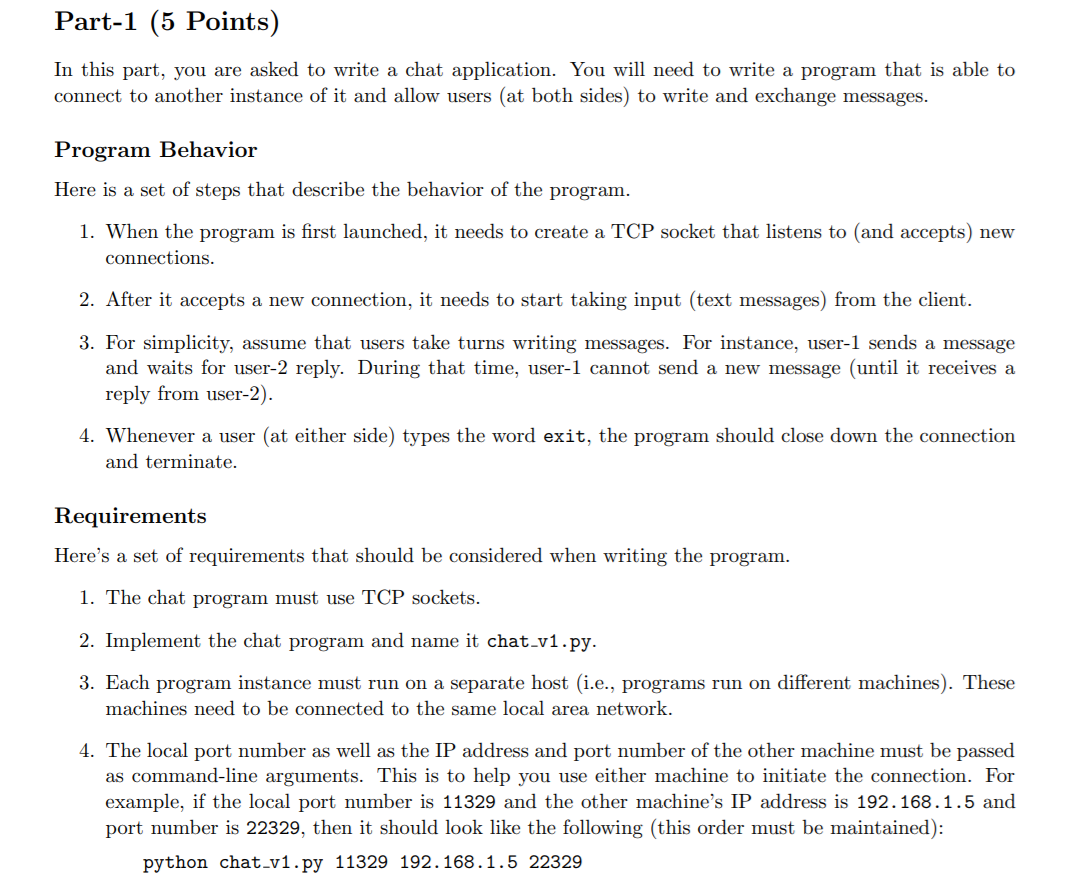 Solved Part-2 (5 Points) In this part, you need to modify | Chegg.com