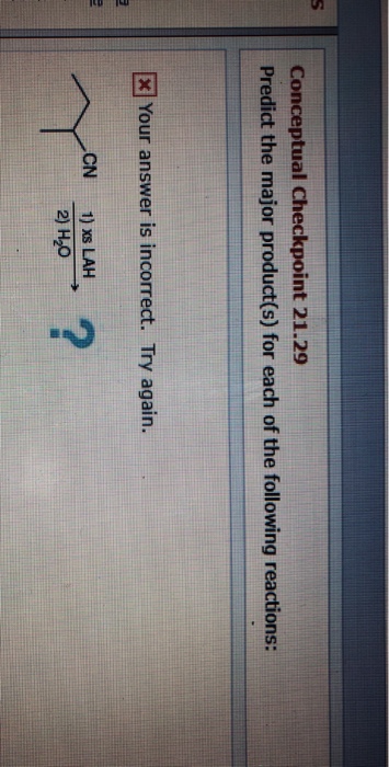 Solved Conceptual Checkpoint 21.29 Predict the major | Chegg.com