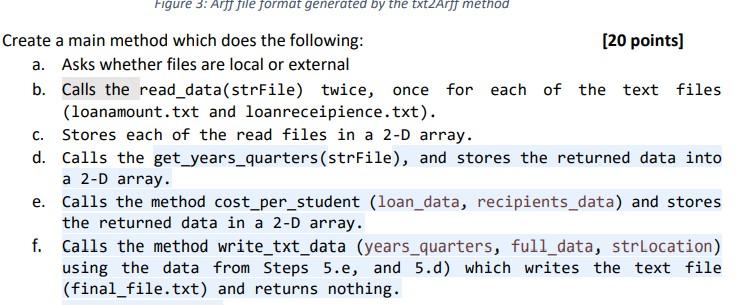 Solved 2. Create a Java project named DataCombiner.java The | Chegg.com