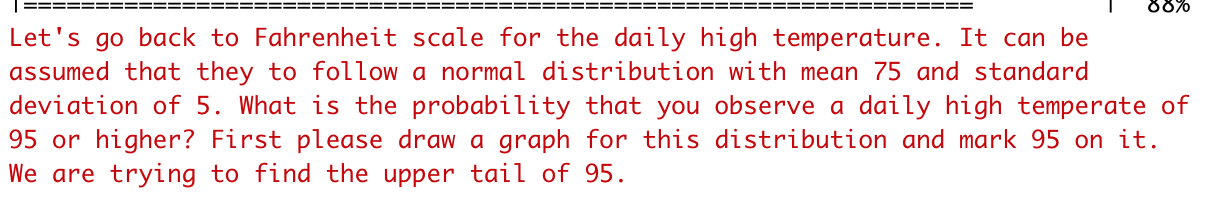 Solved 08% Let's go back to Fahrenheit scale for the daily | Chegg.com