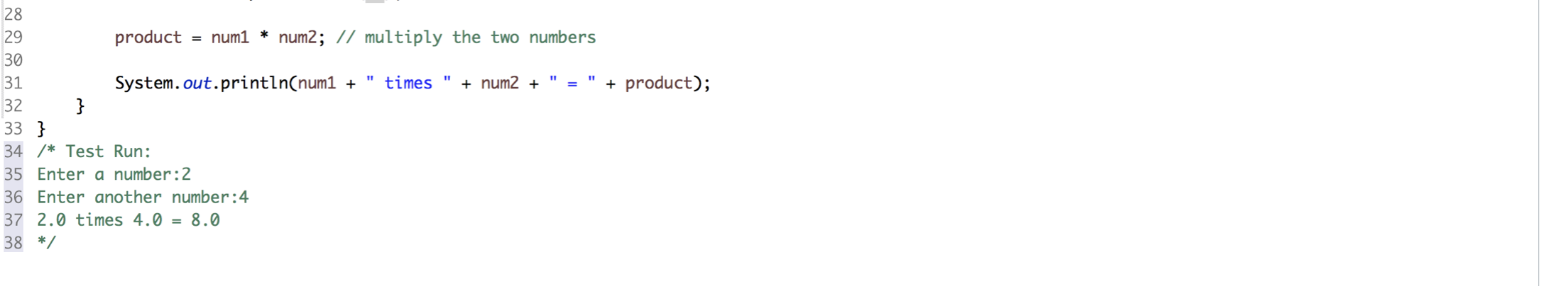 Solved Interactive Keyboard Input via BufteredReader: 1. | Chegg.com ...