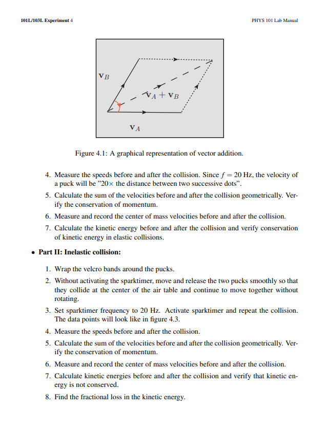 Solved 101L - Exp4 Sheet1 TWO DIMENSIONAL COLLISIONS : | Chegg.com