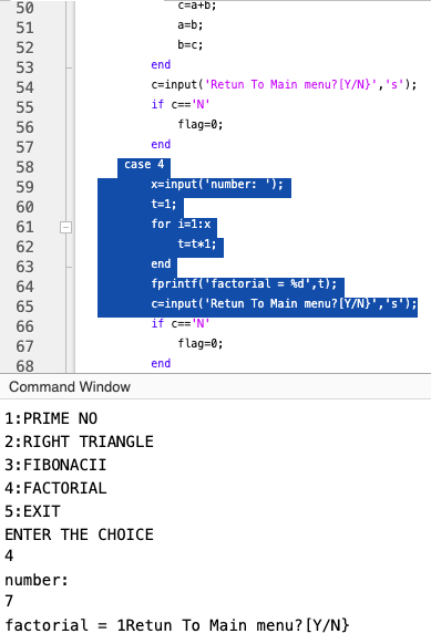 Solved 1. Create a Matlab program that will show the user | Chegg.com