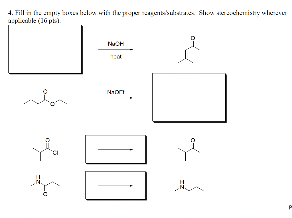 Solved 4. Fill in the empty boxes below with the proper | Chegg.com
