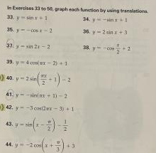 Solved In Exercises 33 to 50 , graph each function by using | Chegg.com