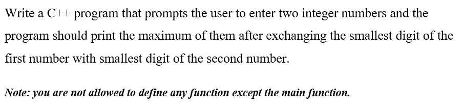 Solved Write a C++ program that prompts the user to enter | Chegg.com