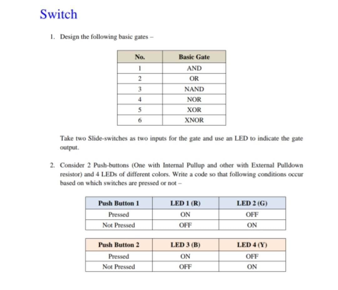 Solved 1. Design the following basic gates - Take two | Chegg.com