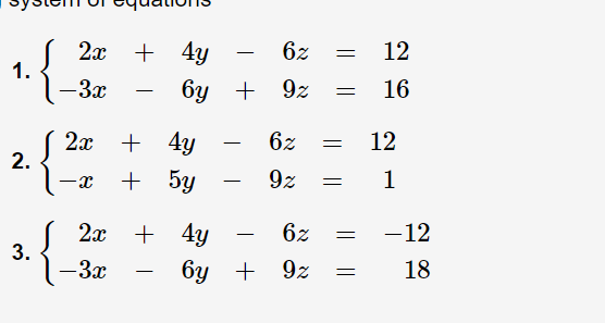 Solved Linear Algebra Question Give a geometric description | Chegg.com