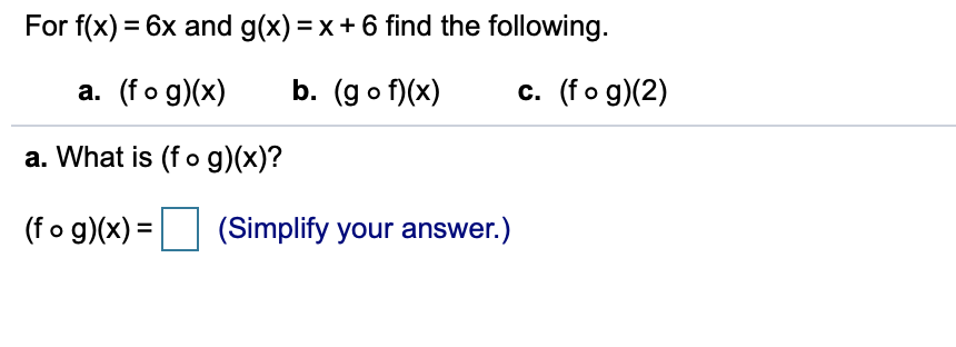 Solved If Flv And G V Vv 3 Find Fog V And G O F Chegg Com