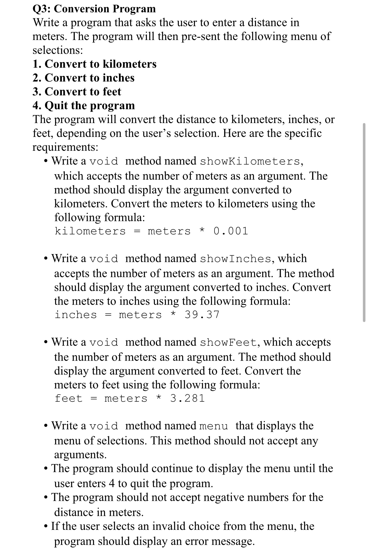 Solved Write a program that asks the user to enter a | Chegg.com
