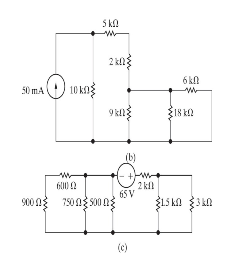 Solved 3.4 For each of the circuits shown in Fig. P 3.3, 1. | Chegg.com