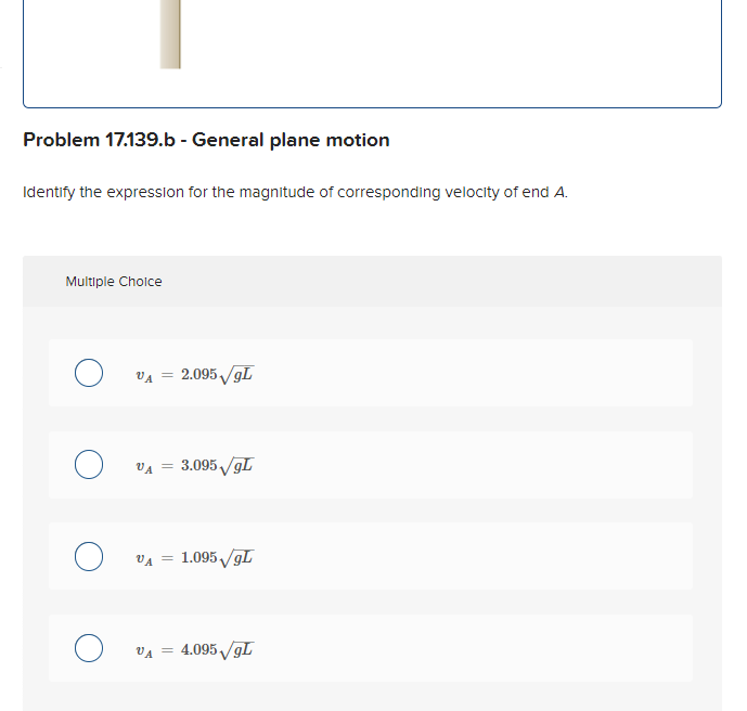 Solved Problem 17.139 - General plane motion NOTE: This is a | Chegg.com