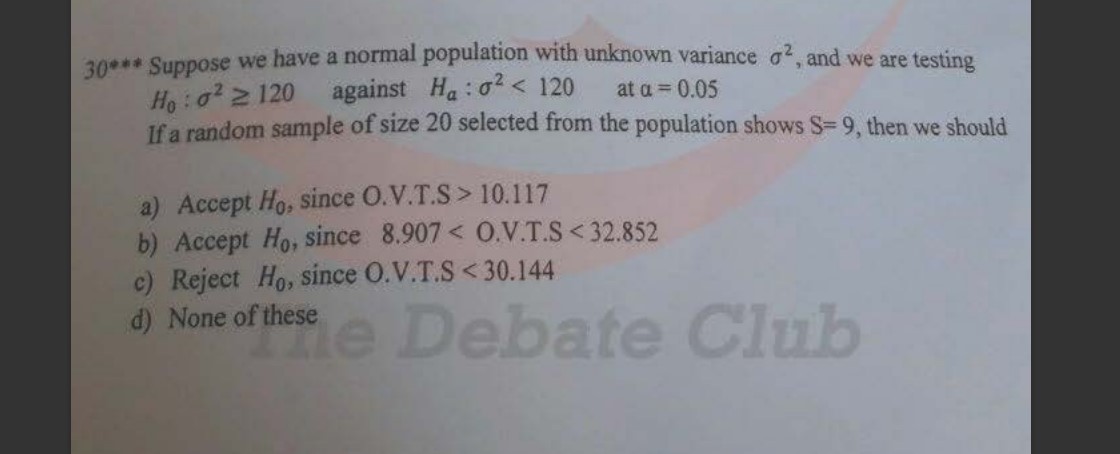 Solved 30*** Suppose We Have A Normal Population With | Chegg.com