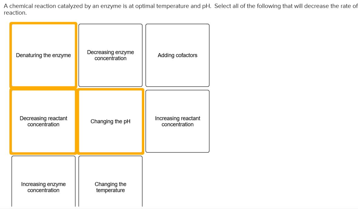 Solved A chemical reaction catalyzed by an enzyme is at | Chegg.com