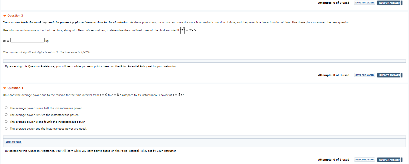 Solved Question 4 The simulation (linked below) depicts an | Chegg.com