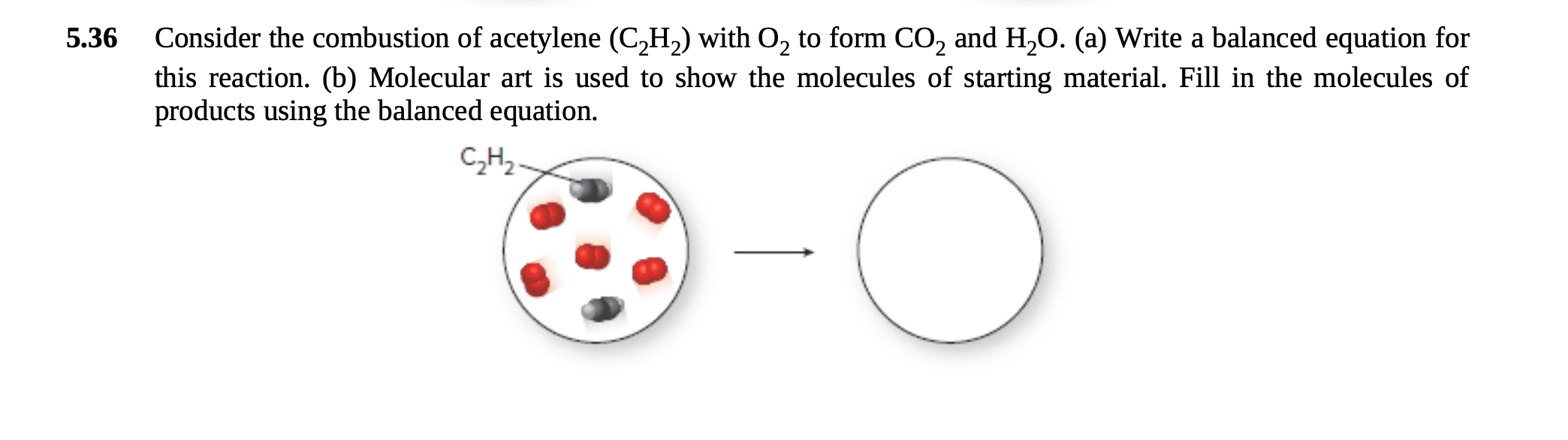 Solved 36 Consider The Combustion Of Acetylene (C2H2) With | Chegg.com